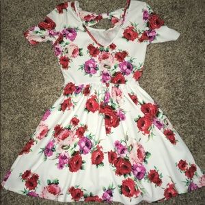 Floral Skater Dress